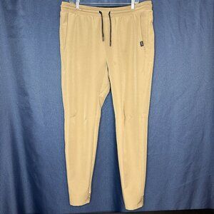 UNRL Apex Jogger Performance Pants Desert Khaki, XL. Elevated Athleisure Staple
